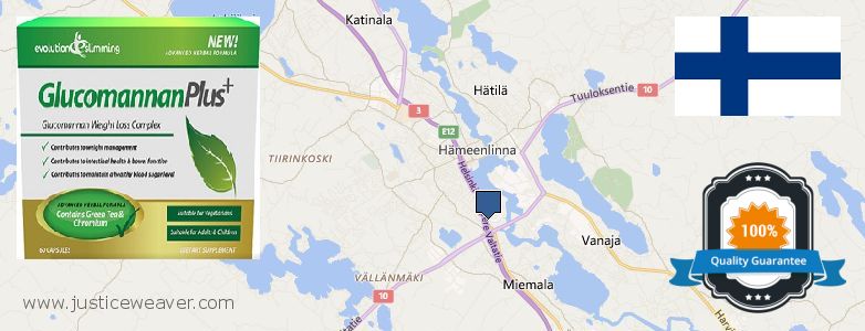 Purchase Glucomannan online Haemeenlinna, Finland