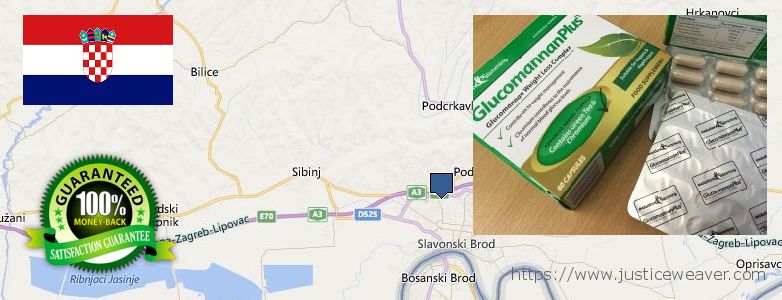 Де купити Glucomannan Plus онлайн Slavonski Brod, Croatia